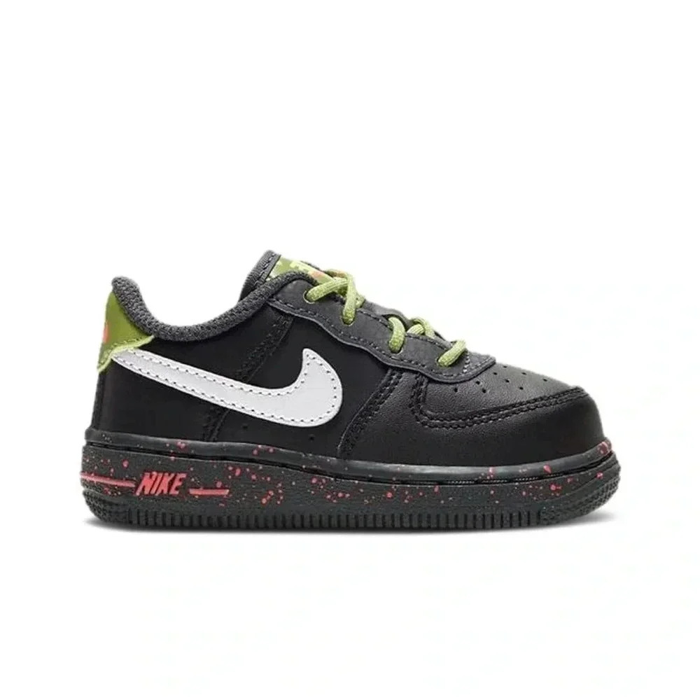 Nike Air Force 1 Black Asparagus Toddlers Shoe Size 9C